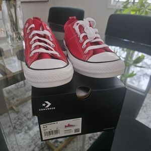 Converse Red Chuck Taylors - New